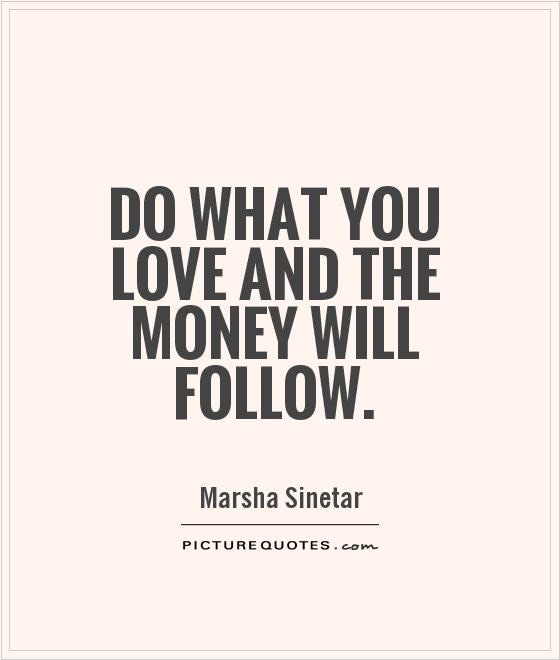 Money Shows Value